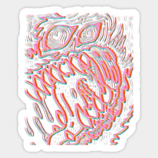 Pastel monster goblin 2 Sticker